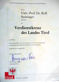 Urkunde Verdienstkreuz